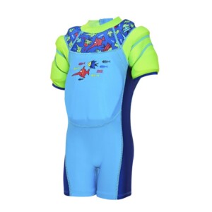 Der Floatsuit ist für drei Alters- und Gewichtsklassen erhältlich: 1-2 Jahre (11-15kg), 2-3 Jahre (15-18kg) und 4-5 Jahre (18-25kg).