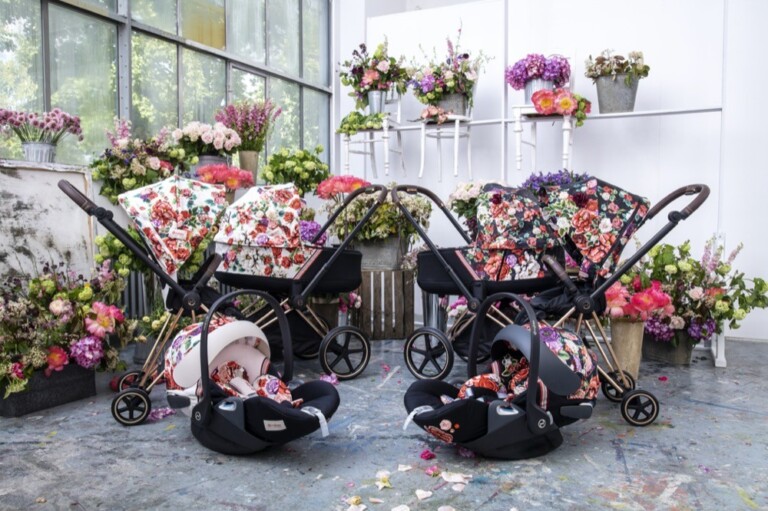 Bei seinen besonderen Kollektionen zeigt Cybex eine hohe Designaffinität. Neuester Clou des Labels ist die Fashion Collection „Spring Blossom“.