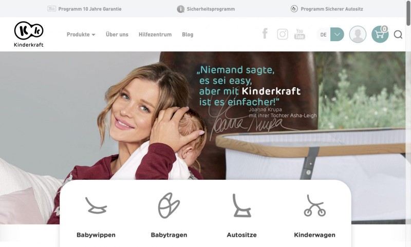 Screenshot der Marke Kinderkraft Screenshot der Marke Kinderkraft