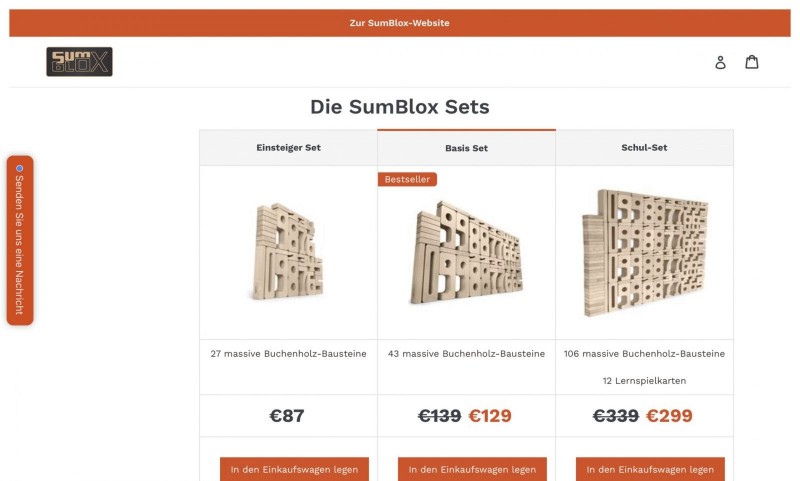 Screenshot der Marke Sumblox Screenshot der Marke Sumblox