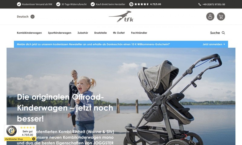 Screenshot der Marke Tfk Screenshot der Marke Tfk