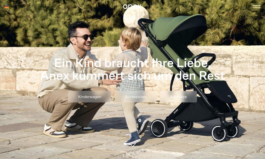 Screenshot der Marke Anex