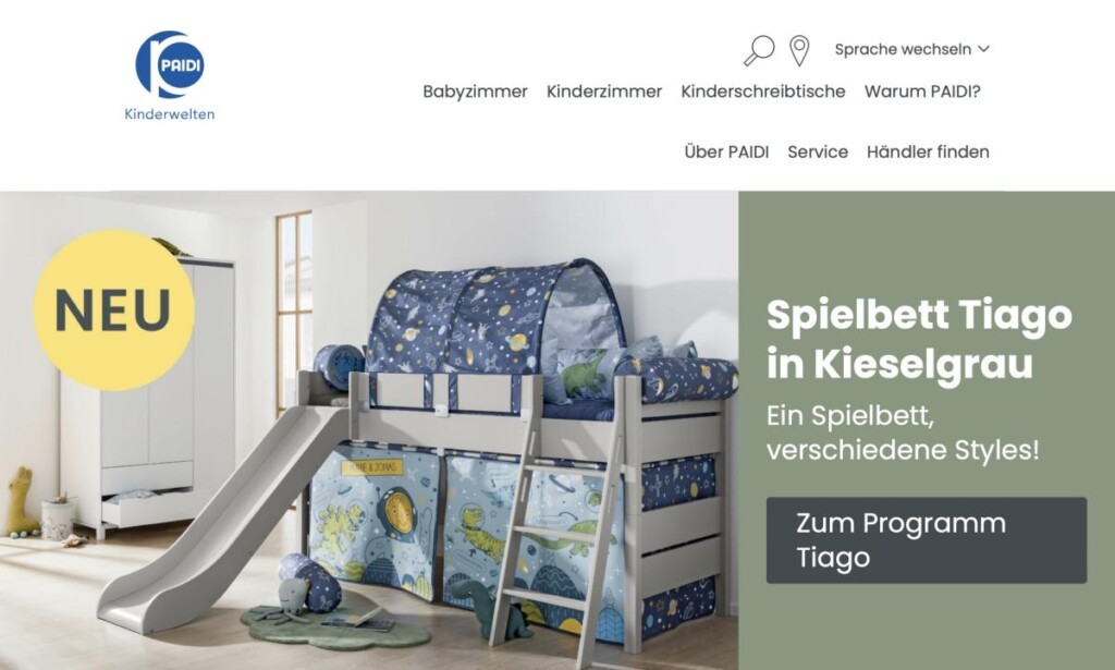 Screenshot der Marke Transland Moebel
