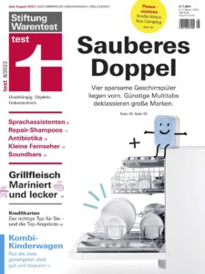 Cover des Test-Hefts der Stiftung Warentest aus dem August 2023