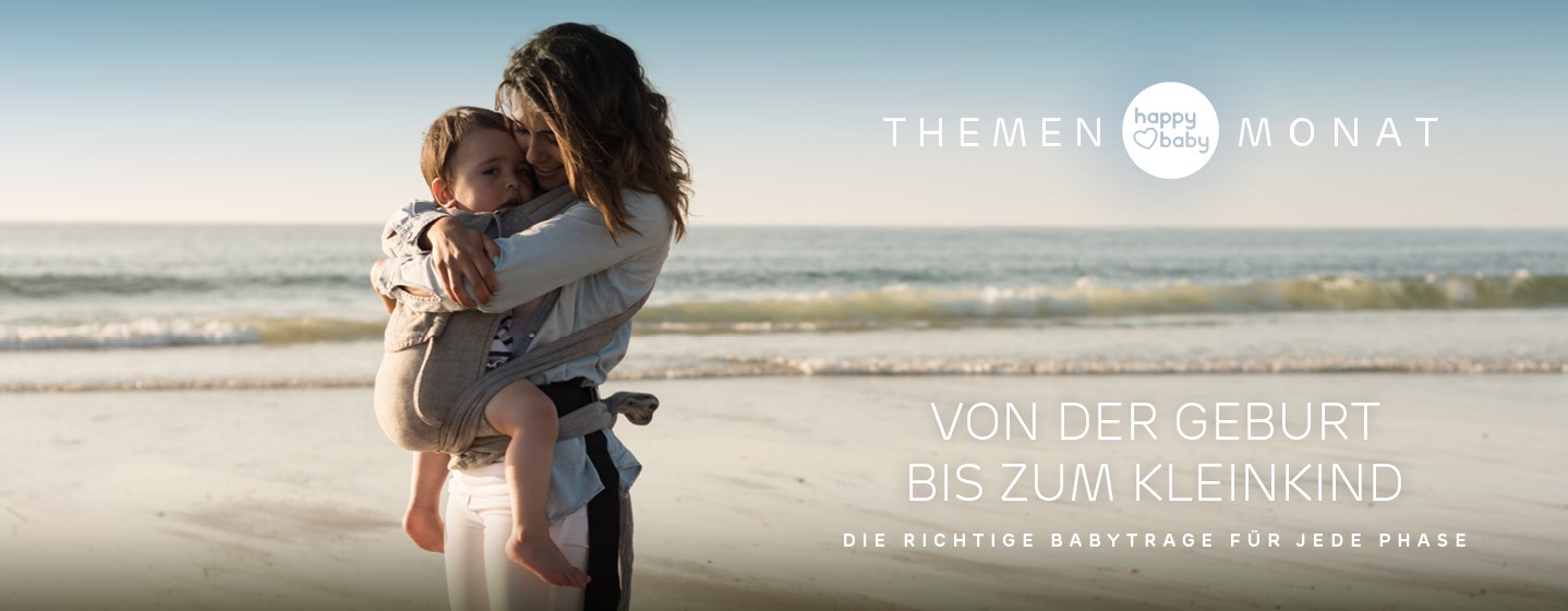 Themenmonat Juli 2025: Babytragen - von der Geburt bis zum Kleinkind